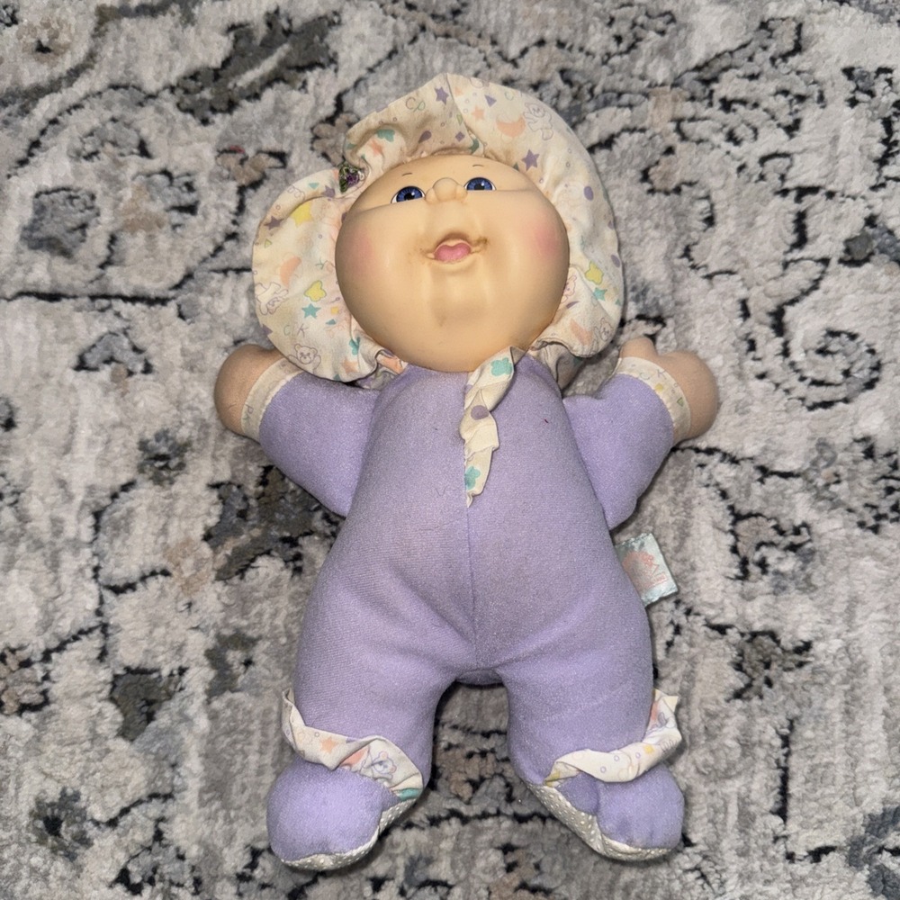 Hasbro Cabbage Patch Kids 1992 My First Cabbage Patch Doll 31840/31841 Purple